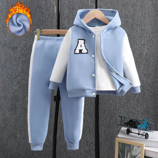 2024 Kids Boys Clothing Set Long Sleeve Autumn Winter Children Outfits