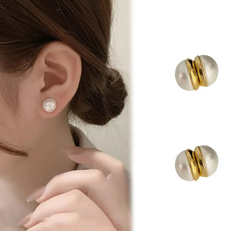 Fashion Without Pierced Magnetic Ear Clip Earrings For Women Shiny