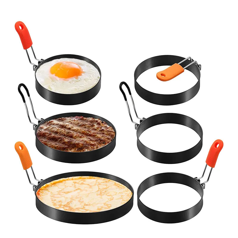 Professional Stainless Steel Egg Fried Ring Nonstick Round Pancake