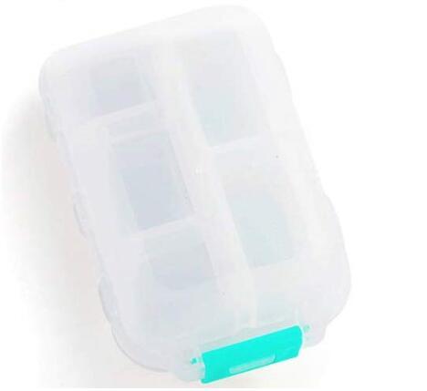 Travel Pill Organizer 10 Grid  Moisture Proof Pills Box For Pocket Purse Daily Pill Case Portable Medicine Vitamin Holder Container