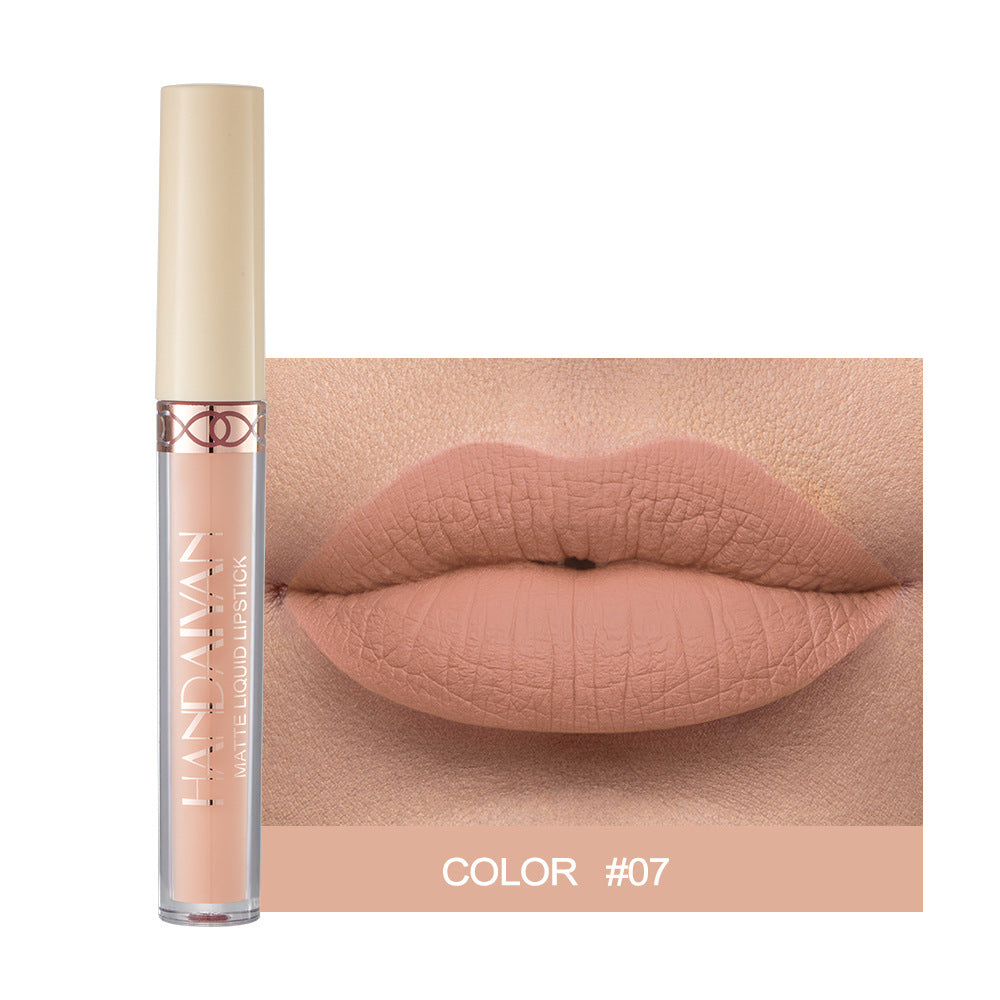 Matte Finish Velvet 12 Colors Lip Gloss Liquid Lipstick Lip Glaze