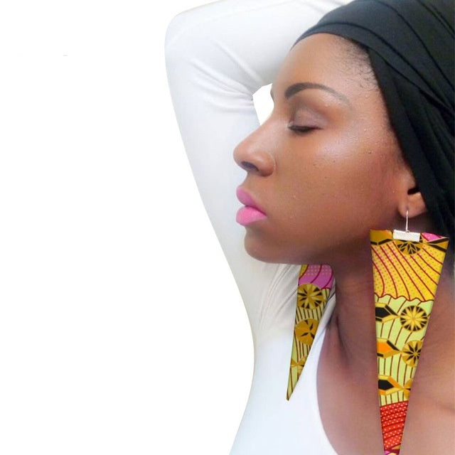 African Ethnic Eardrops Cerecloth Personalized Earrings