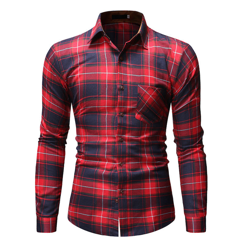 New Foreign Trade Men's Casual Shirts