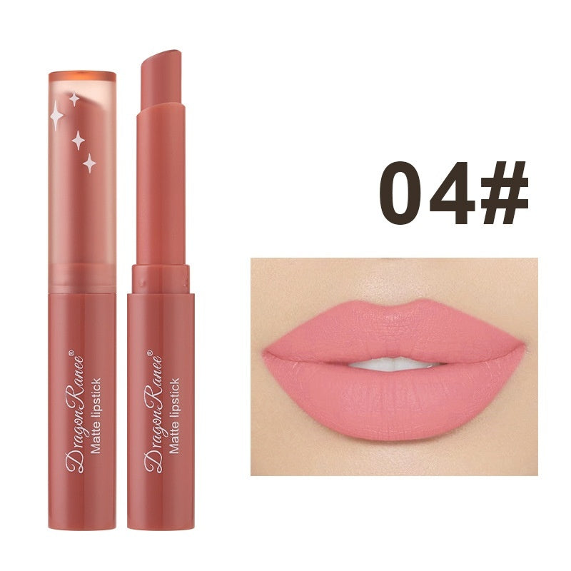 Lipstick Lip Balm Crayon Matte Finish Pen Oblique Mouth Nude Cameo Brown