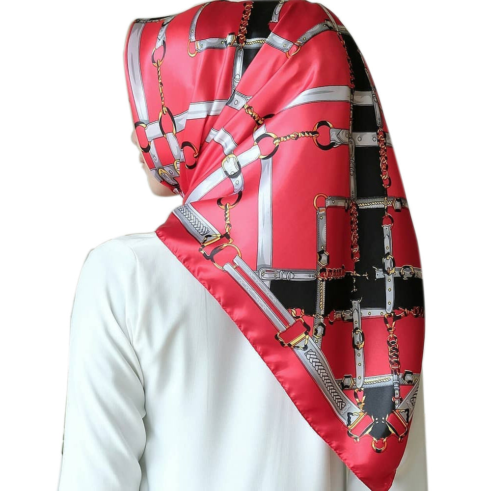 Big Square Scarf Fashion Simulation Silk Scarf