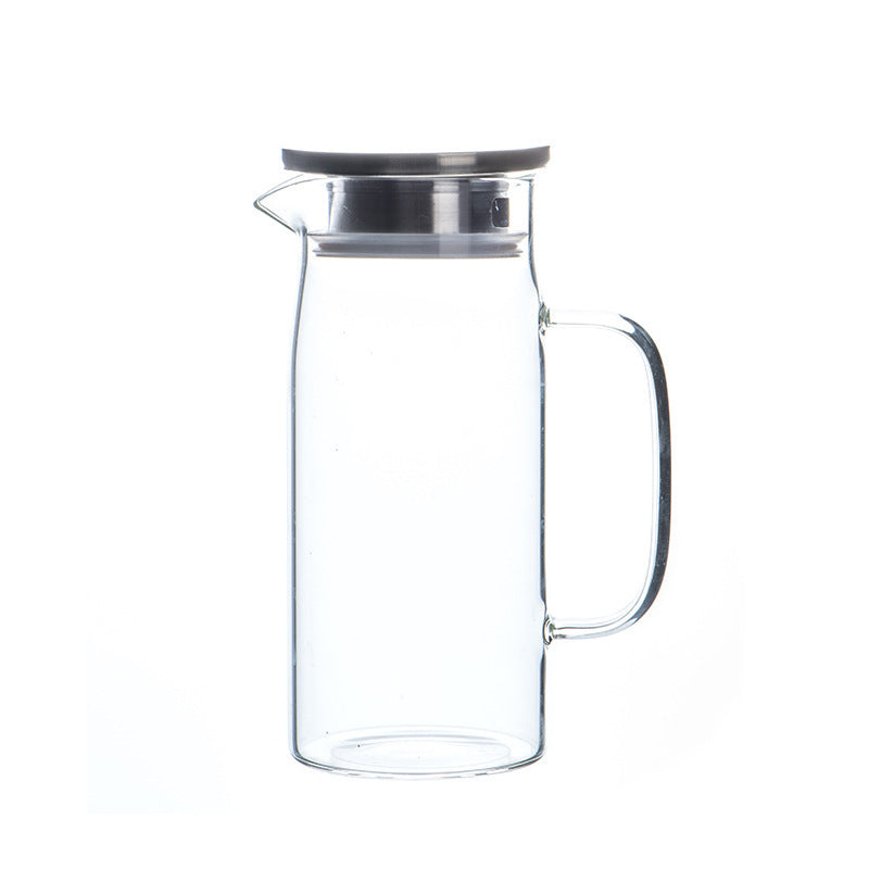 Household Large Capacity Glass Cold Water Bottle