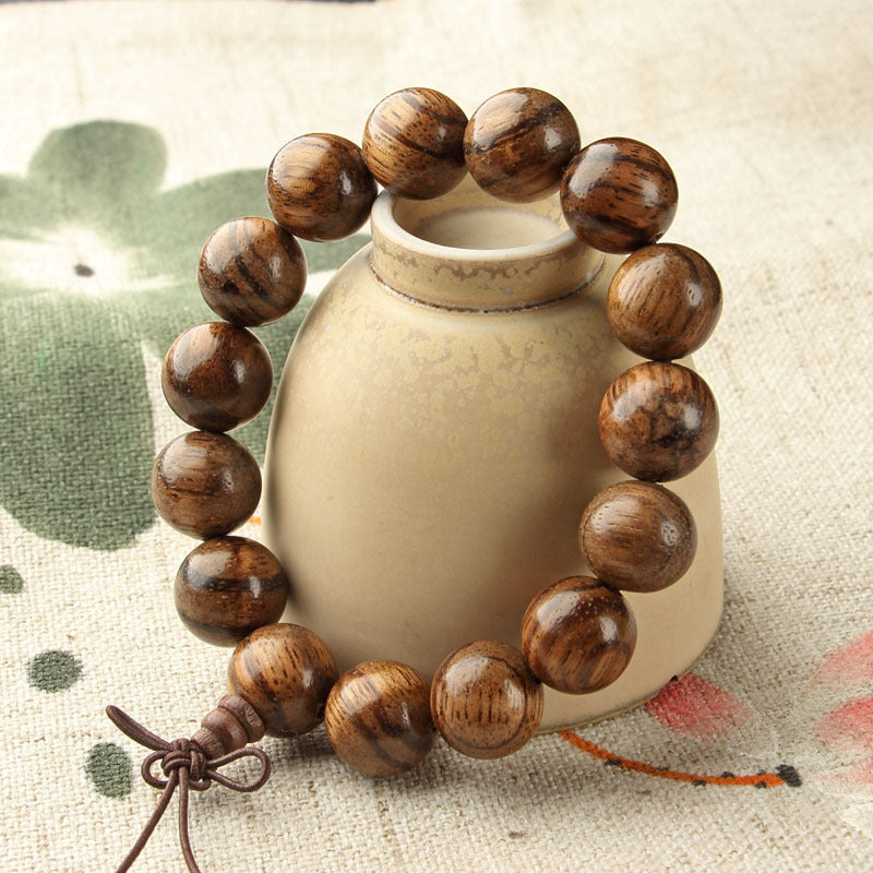 Buddha Beads Rosewood Bracelet