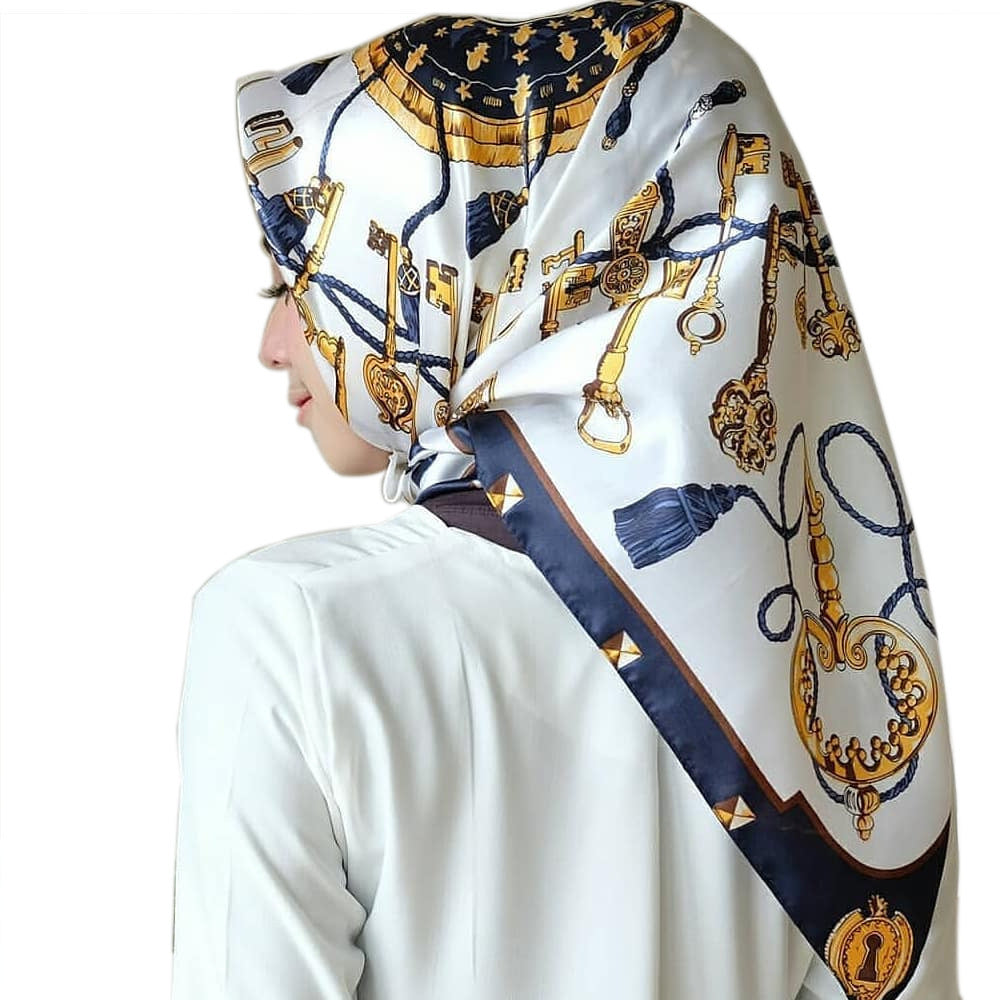 Big Square Scarf Fashion Simulation Silk Scarf