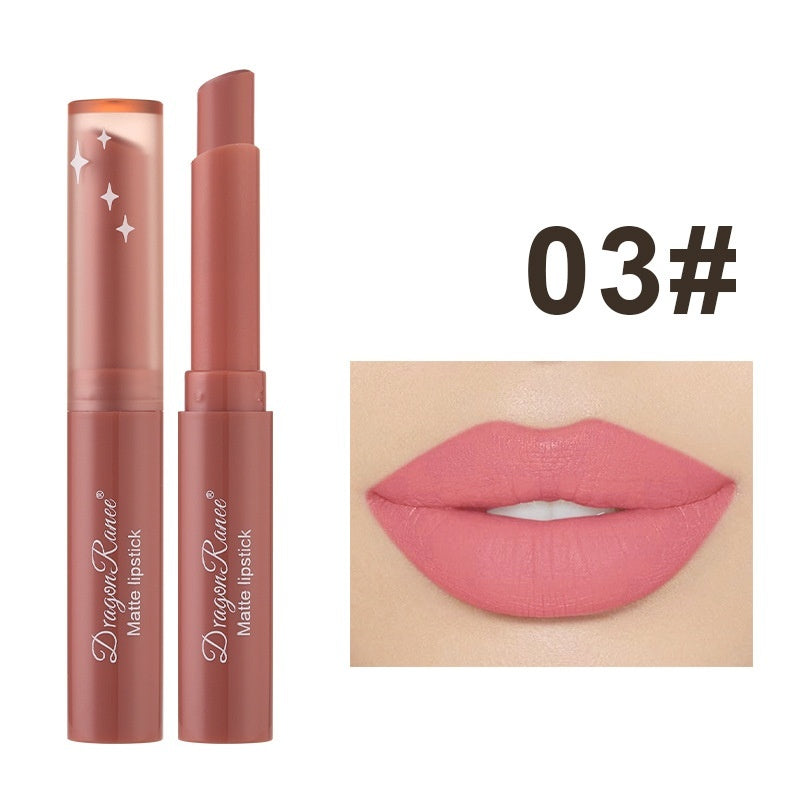 Lipstick Lip Balm Crayon Matte Finish Pen Oblique Mouth Nude Cameo Brown