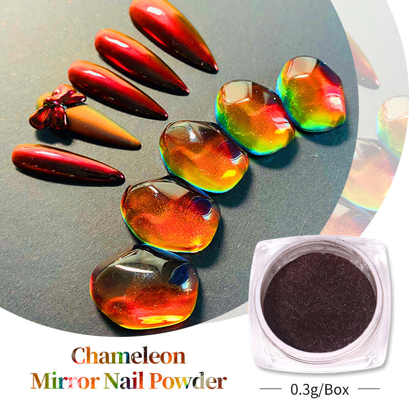 Laser Chameleon Powder Mirror Nail Powder