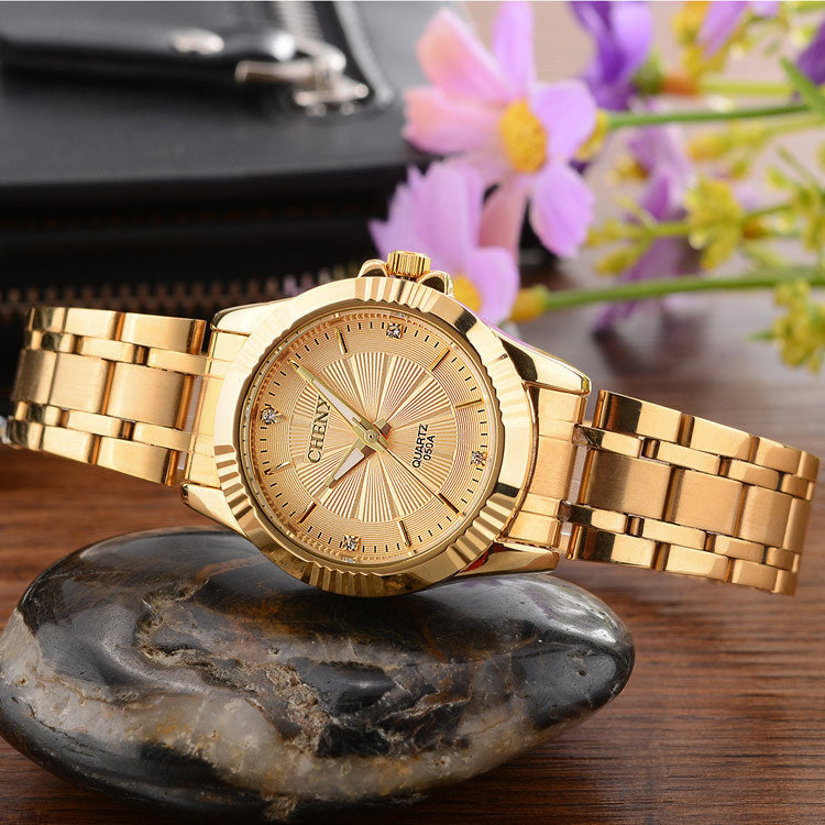 Business Men's Watches Fashion Full Gold