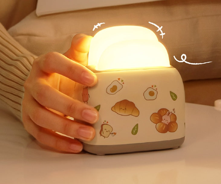 Toaster Small Night Light Cute USB Girl Heart