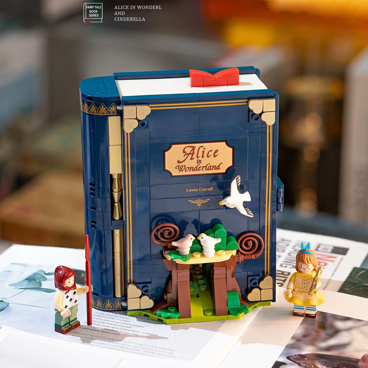 Three-dimensional Building Books And Ornaments For Girls