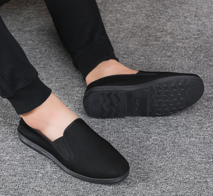 Cloth Shoes With Velvet And Thick Two Cotton Shoes For Men Injection Molding