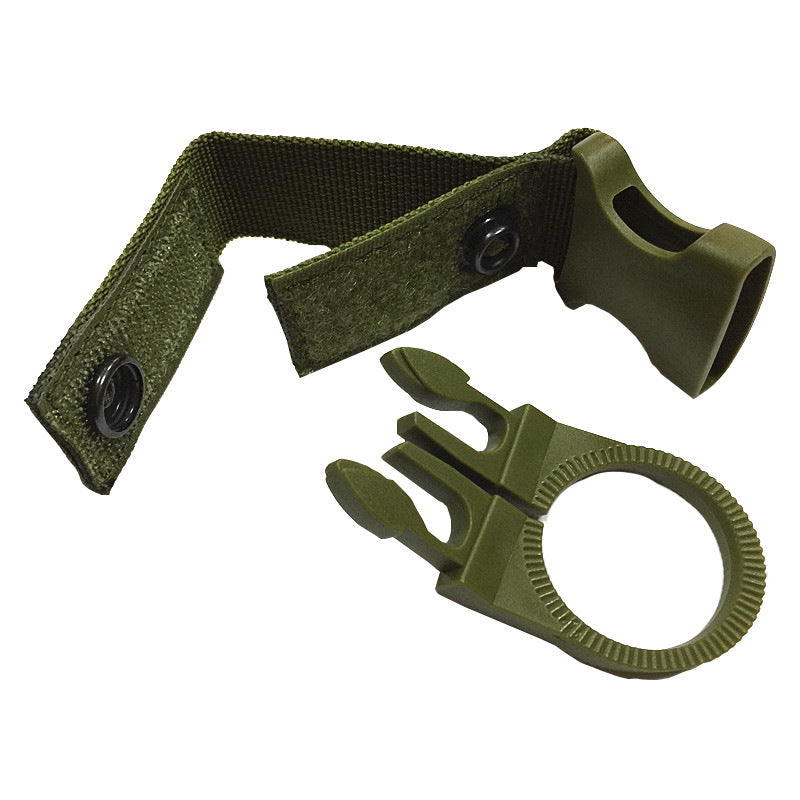 Outdoor army fan tactical nylon webbing water bottle hang buckle Multi-function carabiner molle system bottle buckle