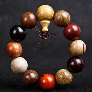 Buddha Beads Rosewood Bracelet