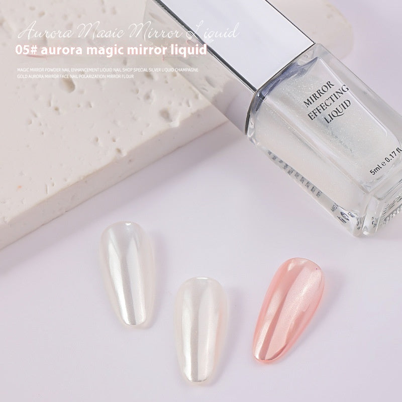 Nail Liquid Magic Mirror Effect Powder Moonlight Powder Aurora Powder Mirror Powder