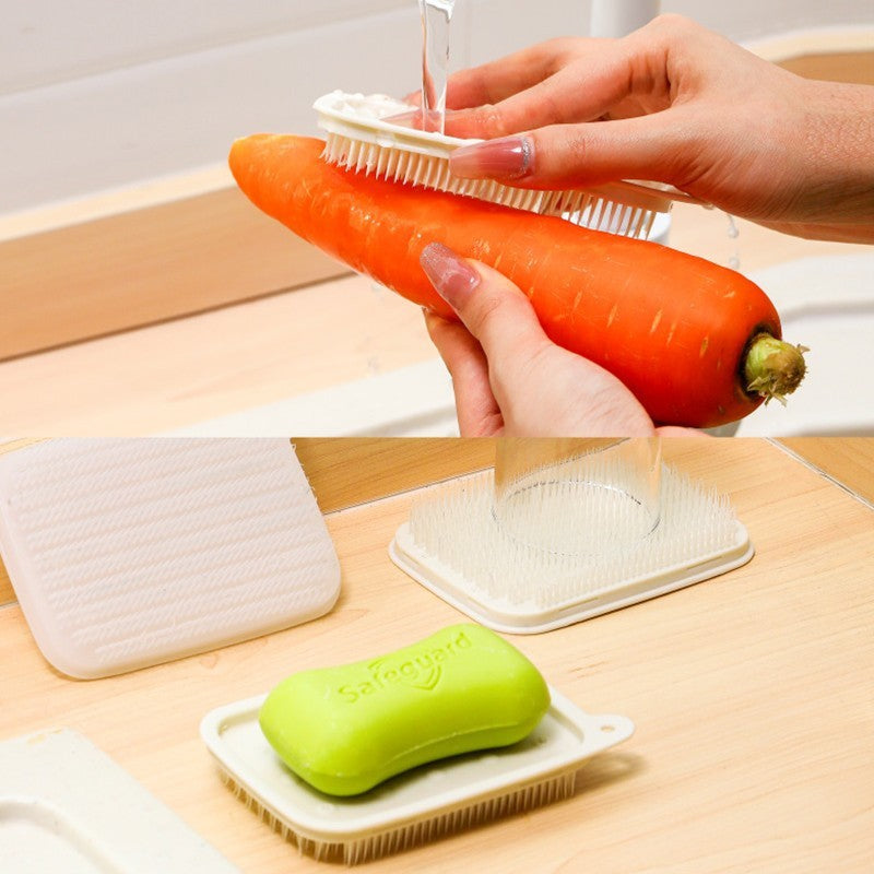 Fruit And Vegetable Cleaning Brush Kitchen Washing Potatoes