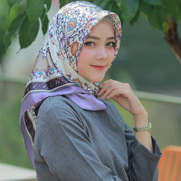 Big Square Scarf Fashion Simulation Silk Scarf