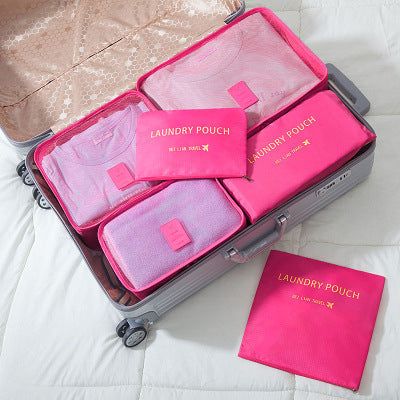 Korean Travel Storage Bag Six Luggage Storage Bags