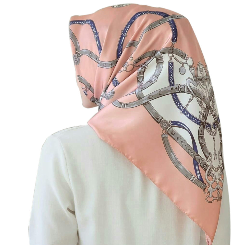 Big Square Scarf Fashion Simulation Silk Scarf