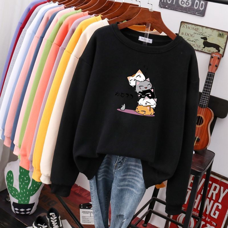 Korean Loose Plush Thickened Sweater Women