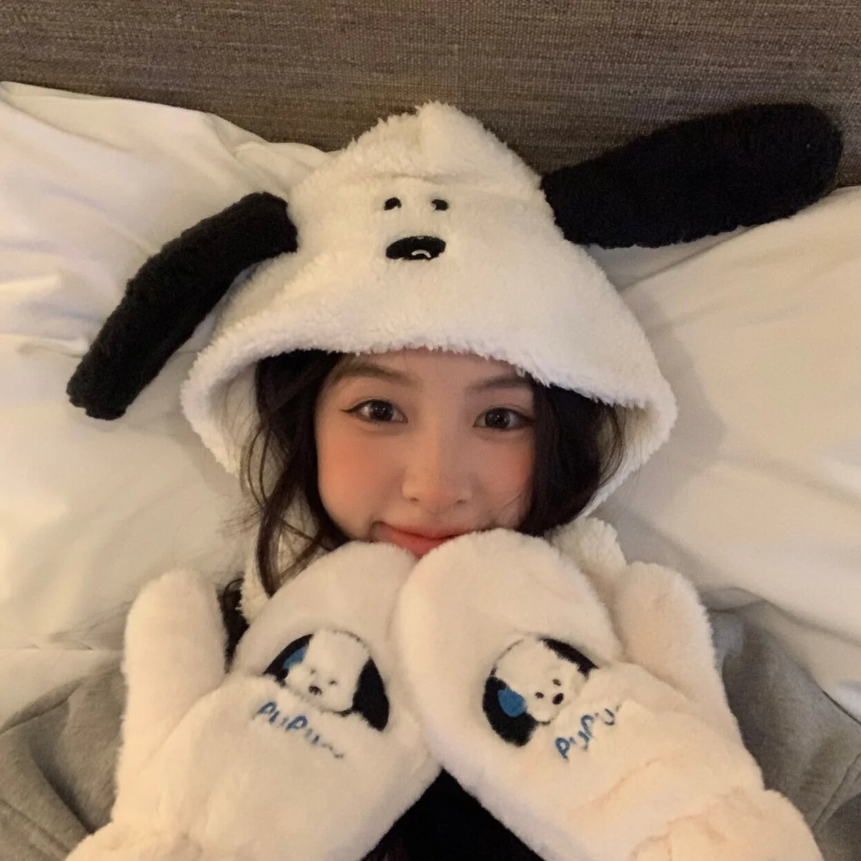 Students Wear Warm Fuzzy Hats