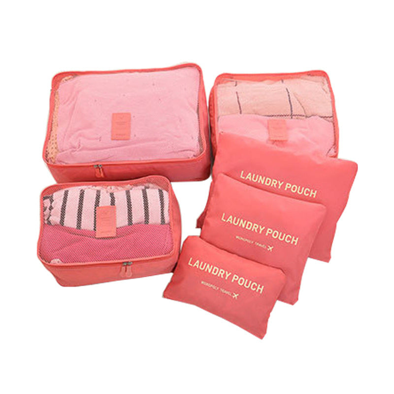 Korean Travel Storage Bag Six Luggage Storage Bags