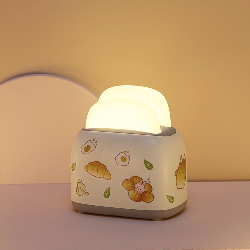 Toaster Small Night Light Cute USB Girl Heart