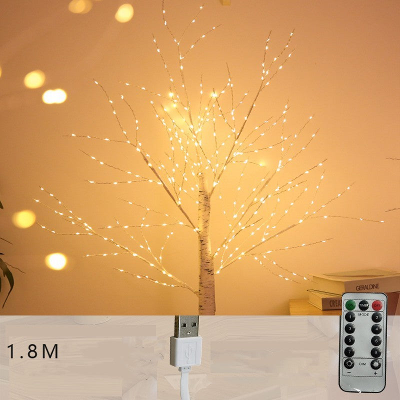 White Birch Tree Lights Led Lanterns Bedroom Room Decoration Lights