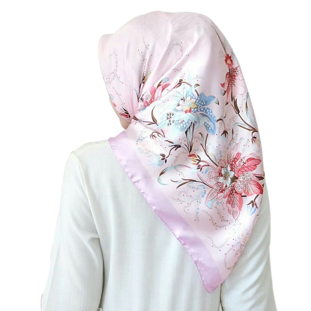 Big Square Scarf Fashion Simulation Silk Scarf