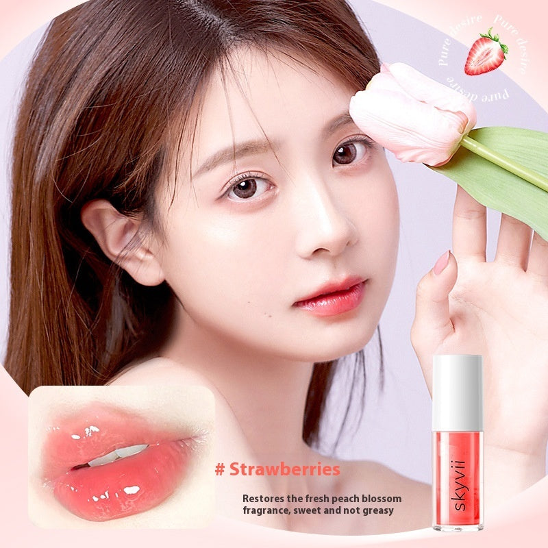 Strawberry Flavor Lip Gloss Anti-chapping Lip Moistening Nourishing And Hydrating Lip Balm