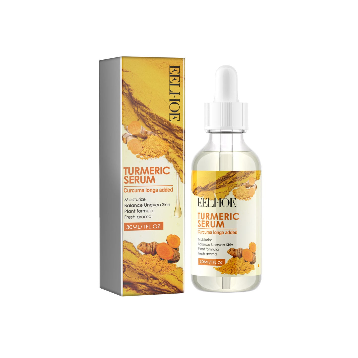 Turmeric Facial Skin Care Dark Spot Fade Anti-wrinkle Fine Lines Moisturizing Improve Skin Color