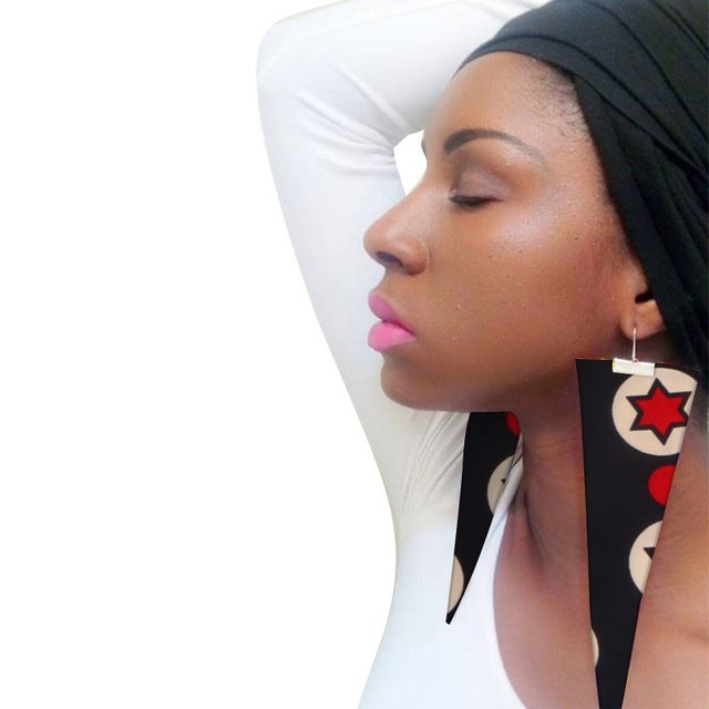 African Ethnic Eardrops Cerecloth Personalized Earrings