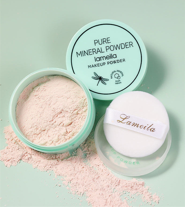 LaMeiLa Loose Powder Loose Powder Mineral Loose Powder Invisible Pores Natural Concealer Finishing Powder