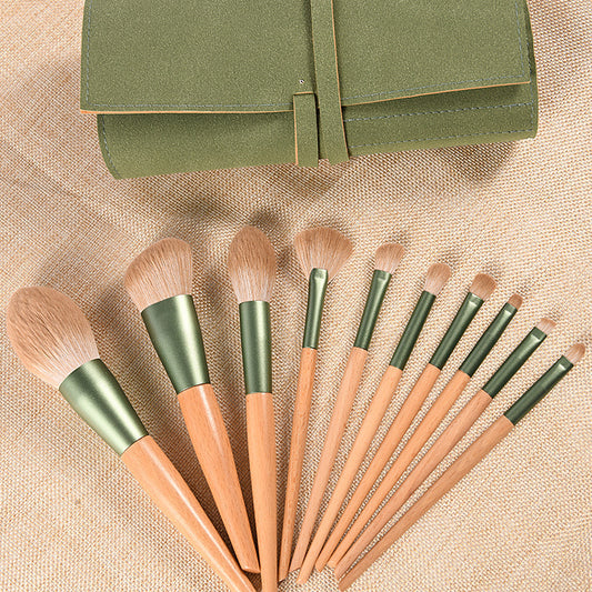 Soft Face Powder Blush Makeup Brush Set