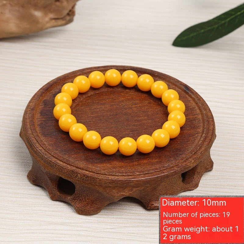 Non-natural Beeswax Beads Bracelet