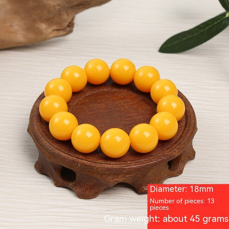 Non-natural Beeswax Beads Bracelet