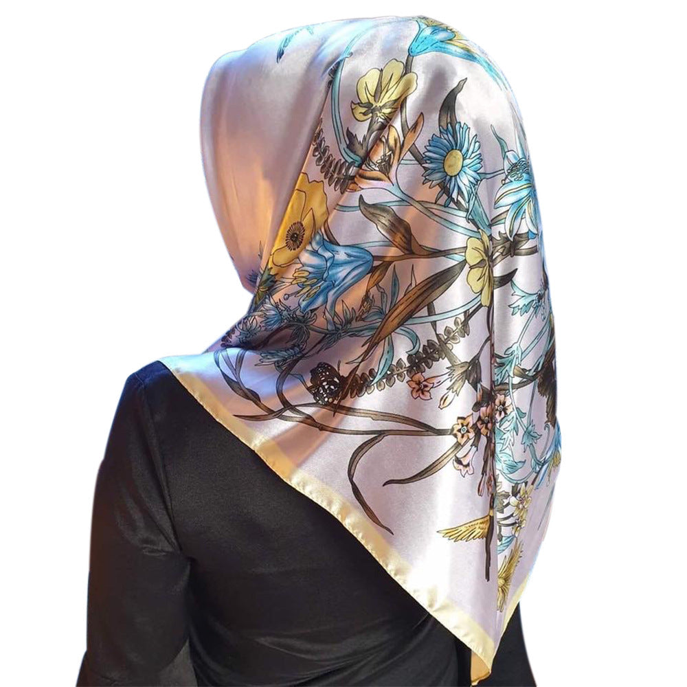 Big Square Scarf Fashion Simulation Silk Scarf