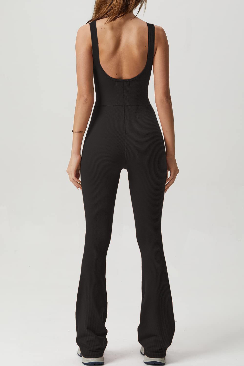 Fashion Clothing 2023 New Tight Stretch Solid Color Jumpsuit