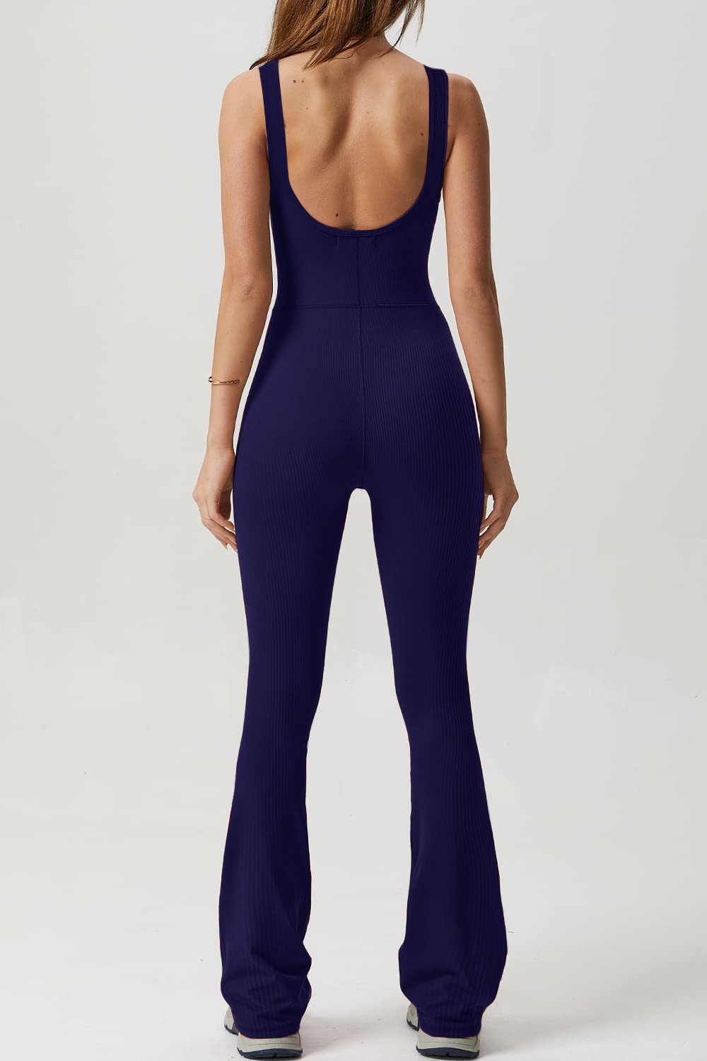 Fashion Clothing 2023 New Tight Stretch Solid Color Jumpsuit