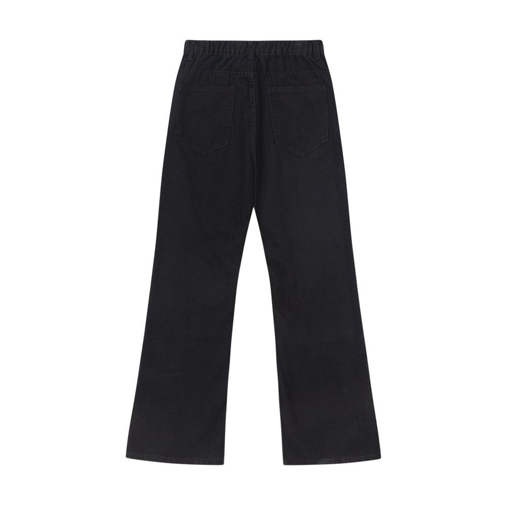 Micro-horn Trendy Brand Men's Solid Color Simple All-match Loose Wide-leg Pants American Style Hippie Casual Pants