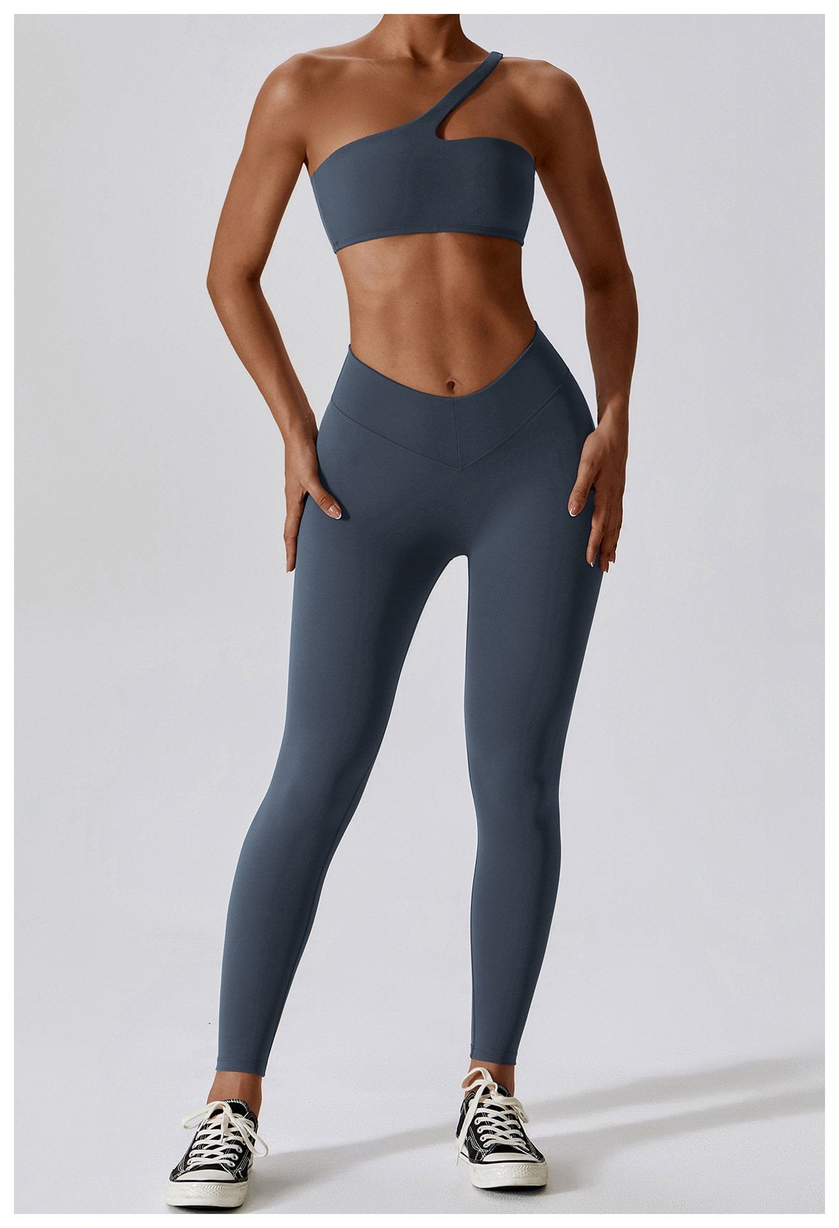 High Waist Abdominal Hip Lifting Naked Yoga Pants Quick-drying Fitness Running Pants Outer Wear Tight Sports Pants 8110