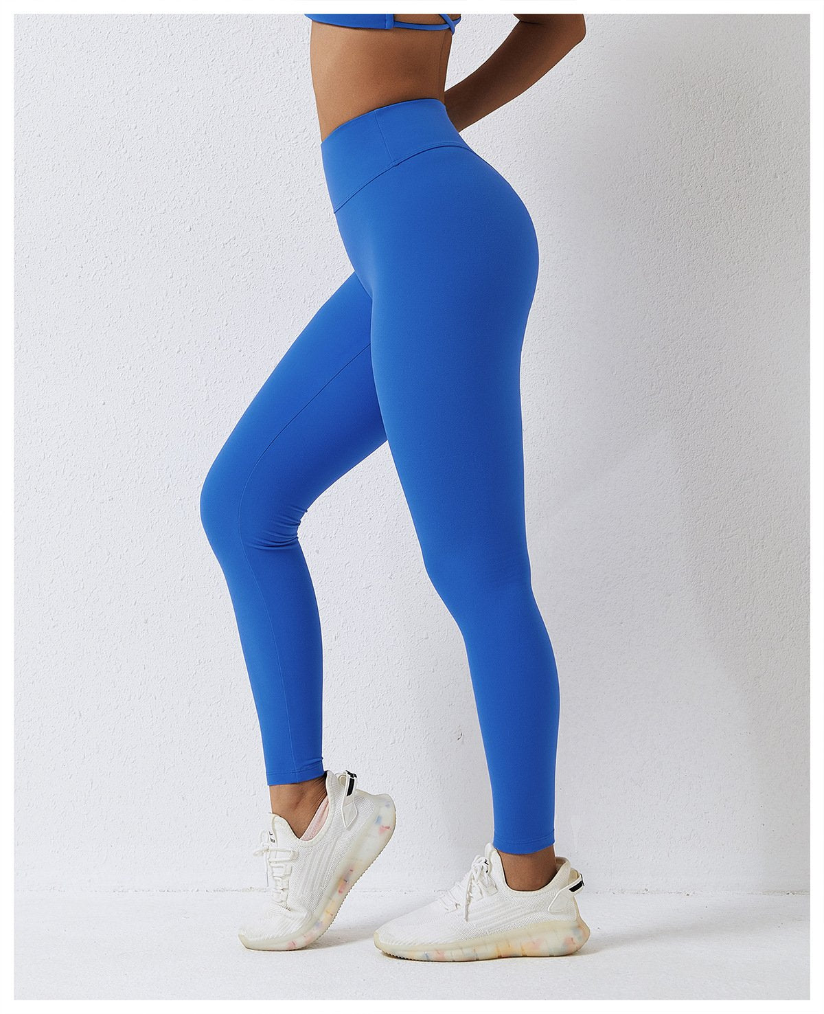 European And American High Waist Elastic Sanding Yoga Pants Hip Lifting And Belly Tight Fitness Pants Outer Wear Running Pants Women's 8120