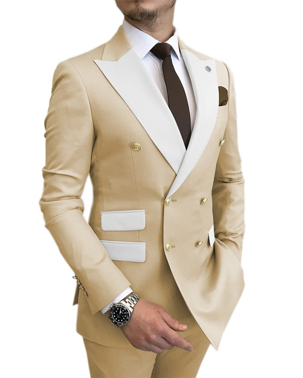 Spring And Autumn Youth Slim-fit Suit Suit Men's Suit Men's Suit Wedding Dress Best Man Group Dress Youth