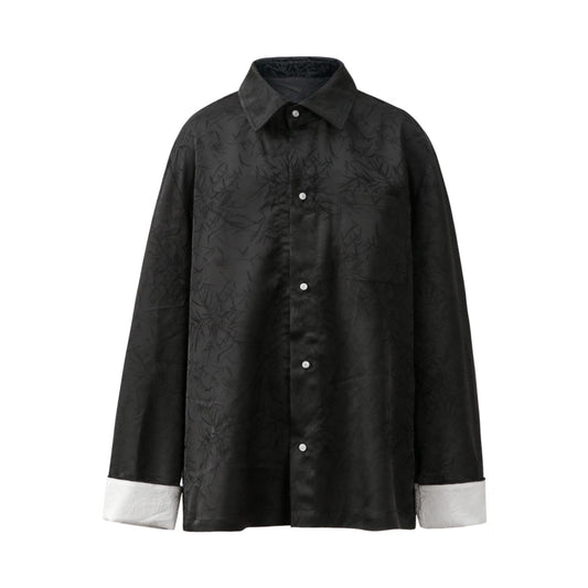 Small New Chinese Lapel Shirt Vintage Vintage Loose Long Sleeve Casual Shirt For Men And Women