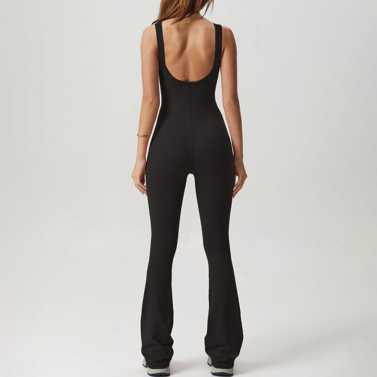 Fashion Clothing 2023 New Tight Stretch Solid Color Jumpsuit