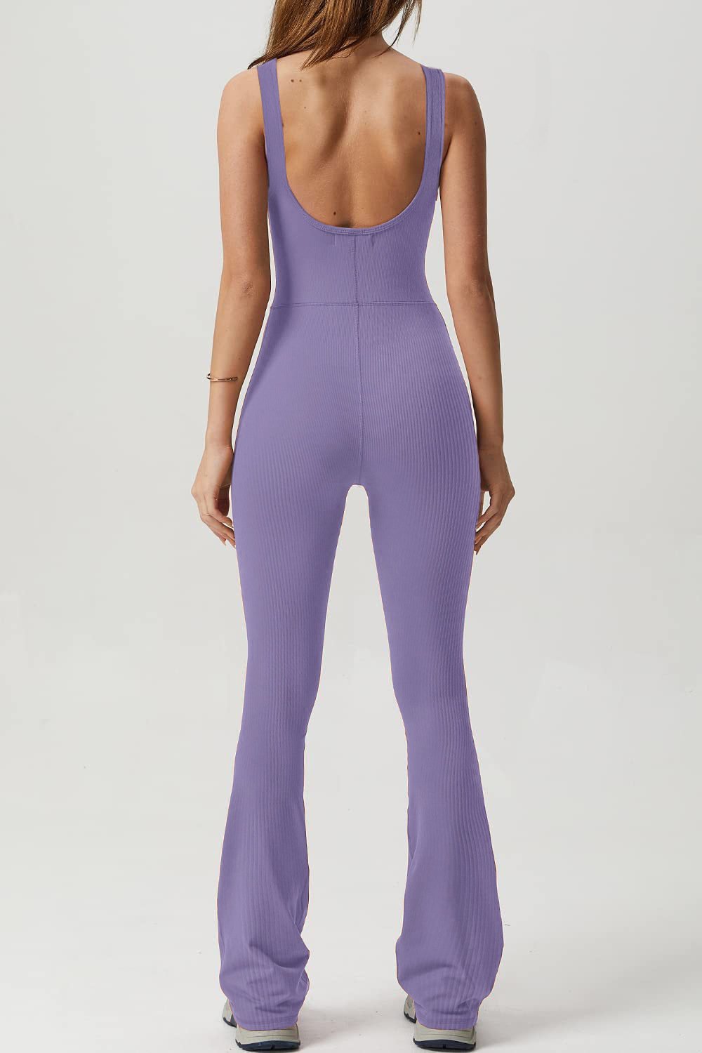 Fashion Clothing 2023 New Tight Stretch Solid Color Jumpsuit