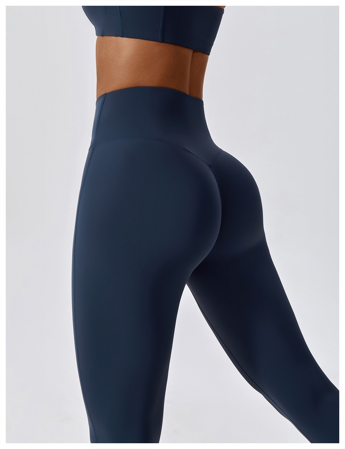 Quick-drying Naked Hip Lifting Yoga Pants Women's Belly Tight High Waist Fitness Pants Outdoor Running Leggings