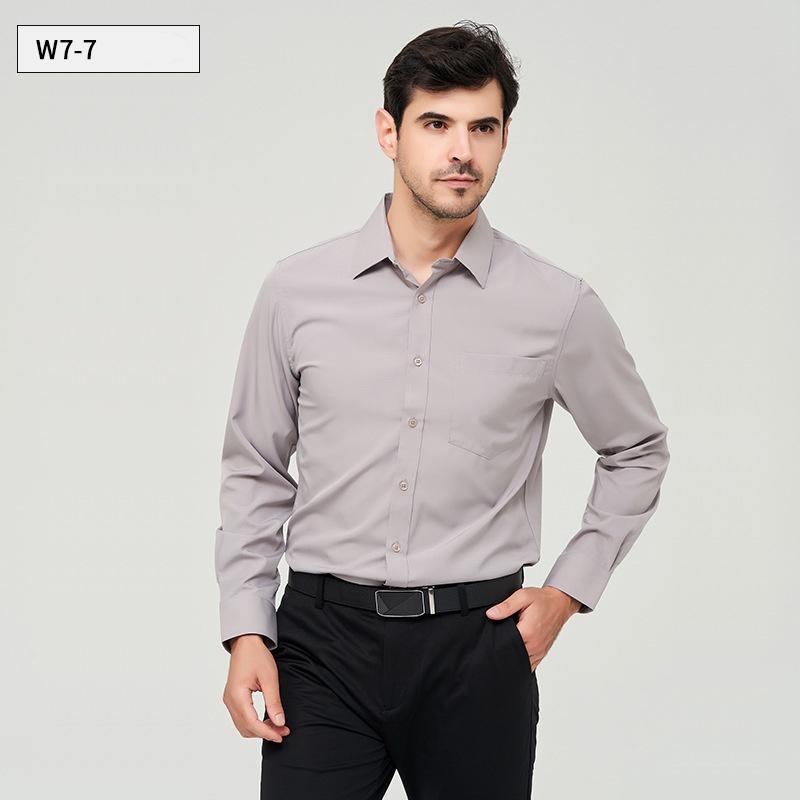 Cross-border Men's Long-sleeved White Shirt Summer High-end Compulsive Simple Shirt Party Fashion Business Shirt Men's